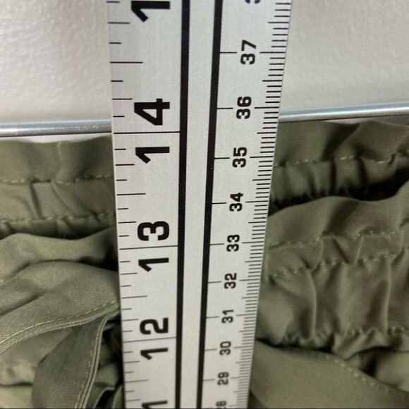 NWT Rickis Tie Waist Tapered Pant Green Size Large New With Tags Utility Trouser - Picture 14 of 16